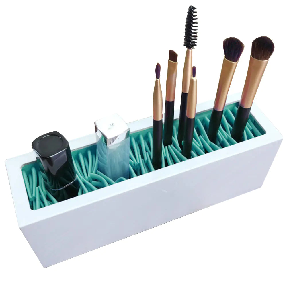 Support pinceaux maquillage silicone