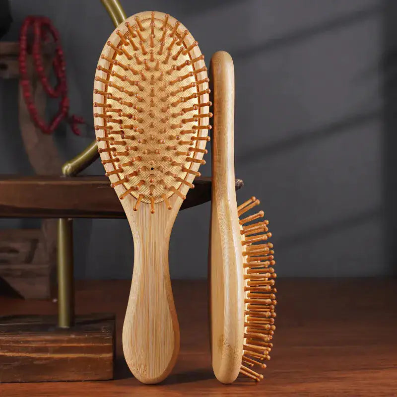 Brosse a cheveux en bambou
