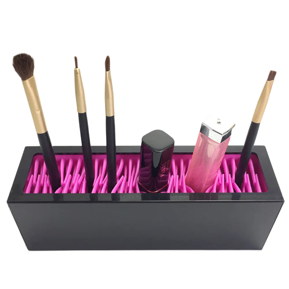 Support pinceaux maquillage silicone