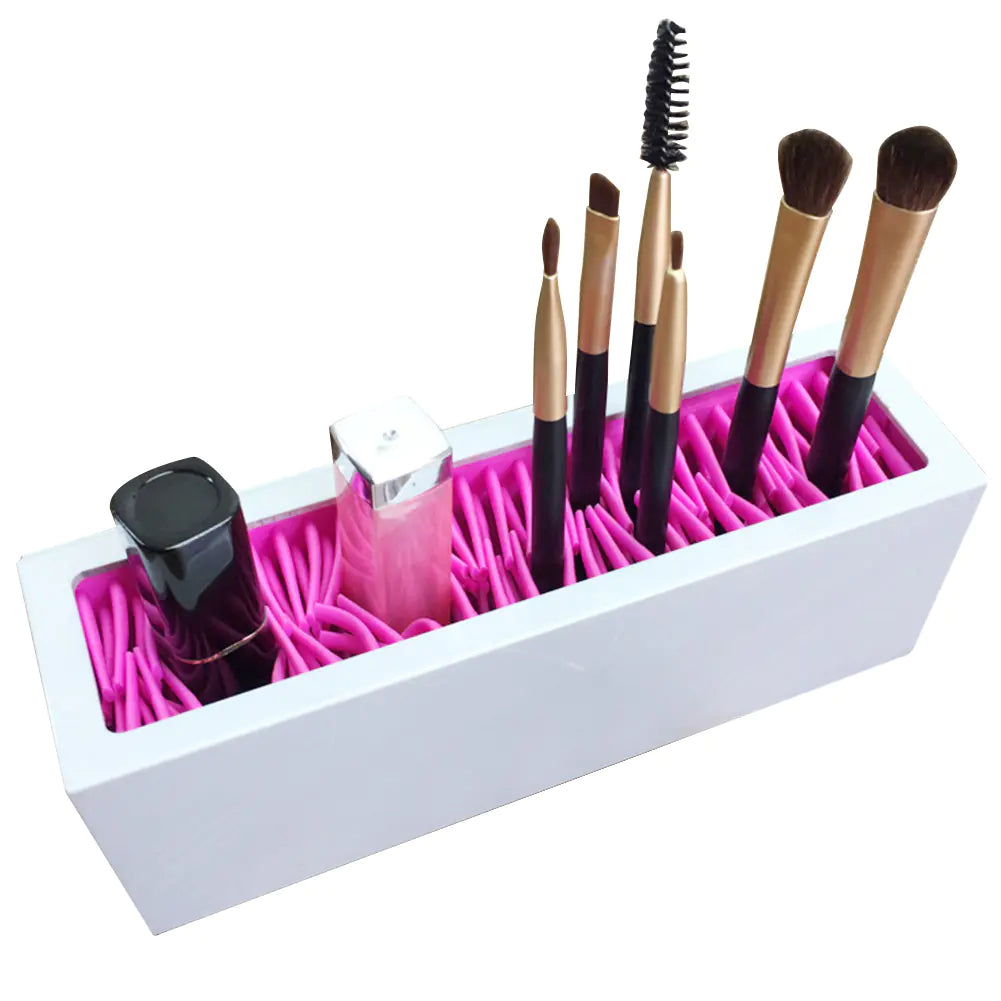 Support pinceaux maquillage silicone