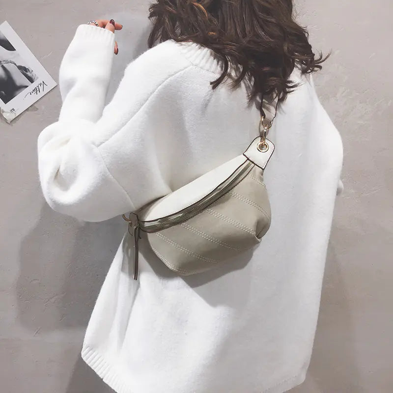 sac banane femme cuir