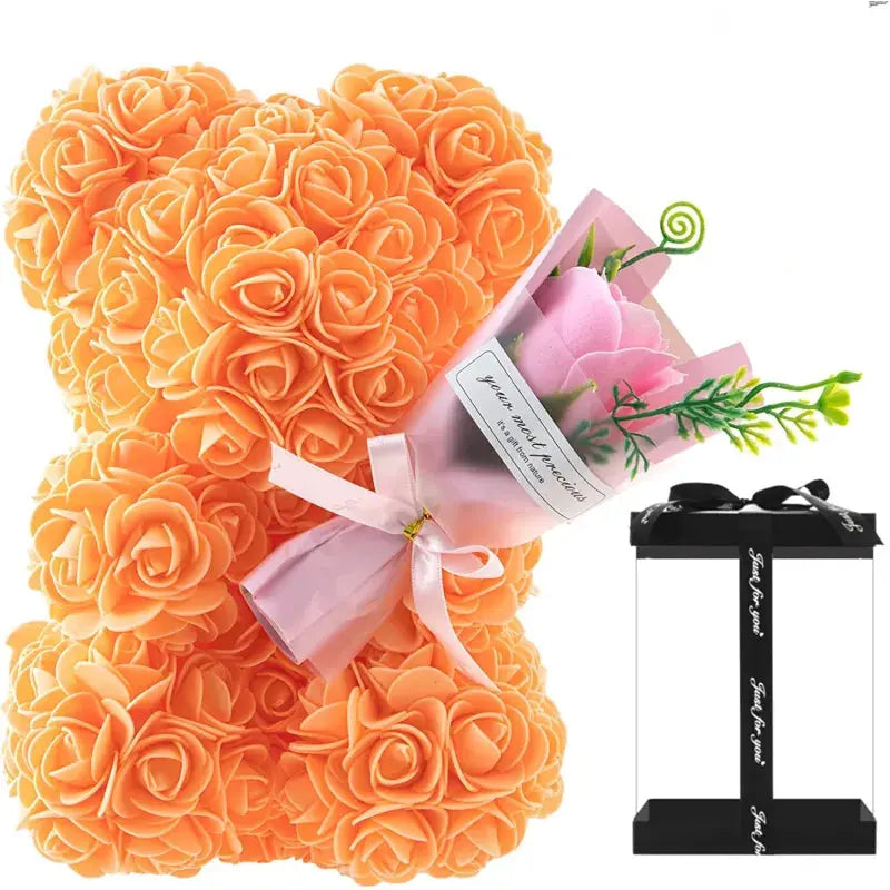 Ourson en roses