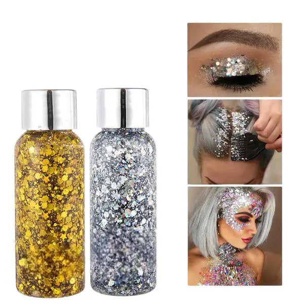 Gel paillettes visage et corps