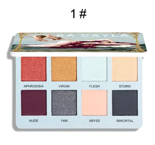 Palette fards paupières pailletés