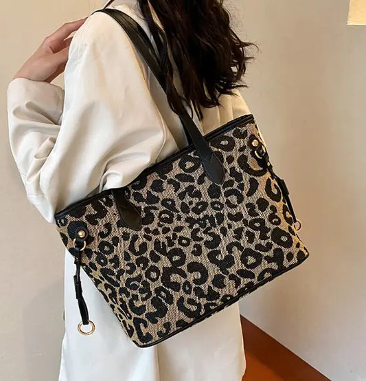 Sac fourre-tout léopard