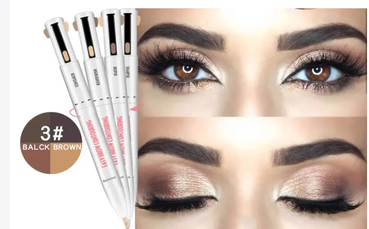 Stylo sourcils 4 en 1