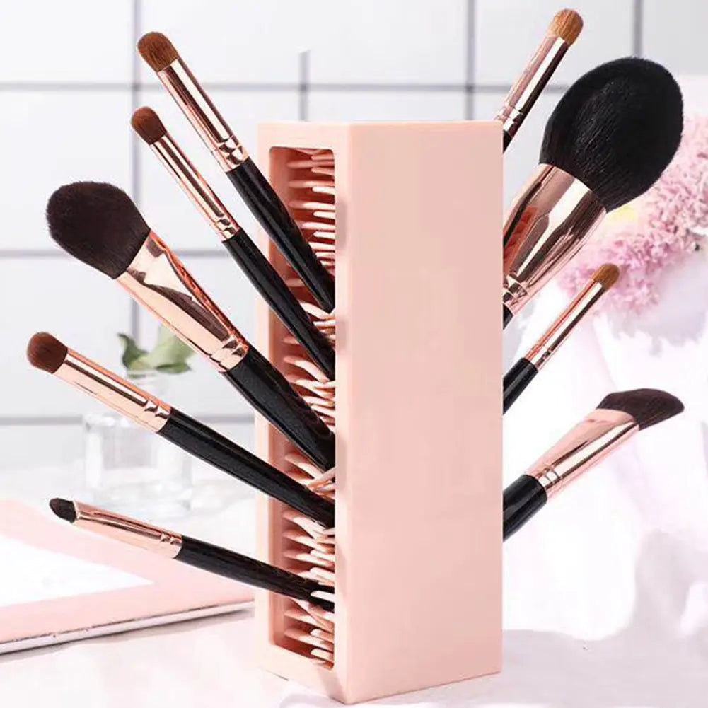 Support pinceaux maquillage silicone