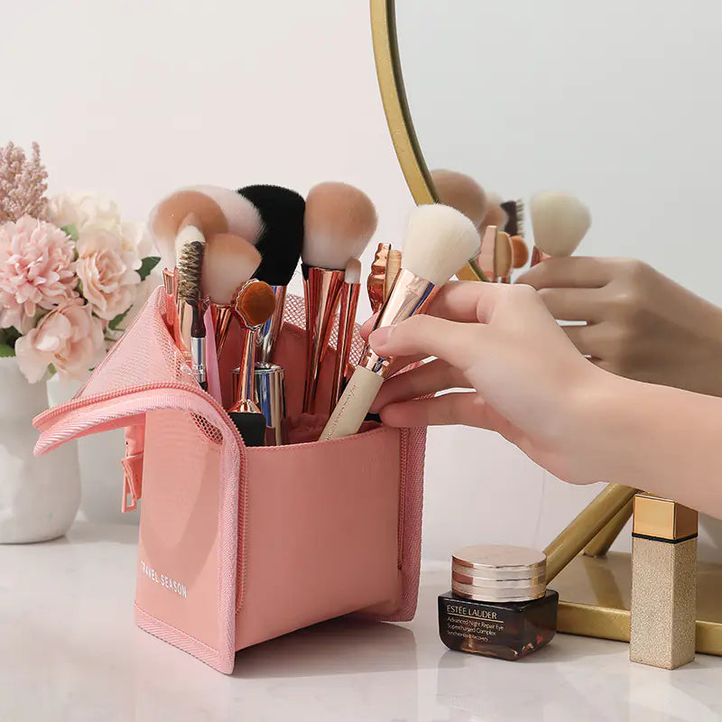 Pochette de rangement pinceaux maquillage