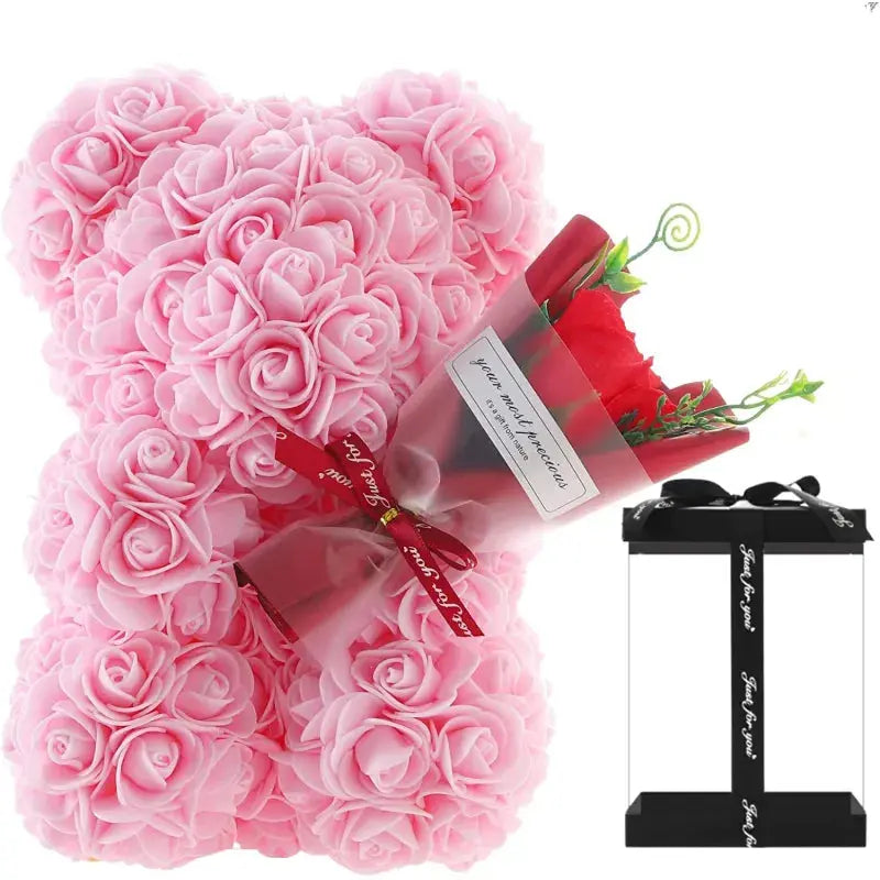 Ourson en roses