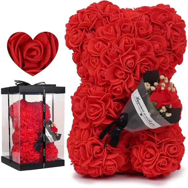 Ourson en roses