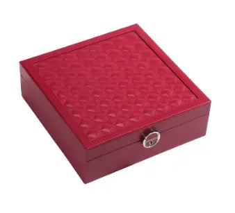 boîte à bijoux avec compartiments pour bagues et colliers