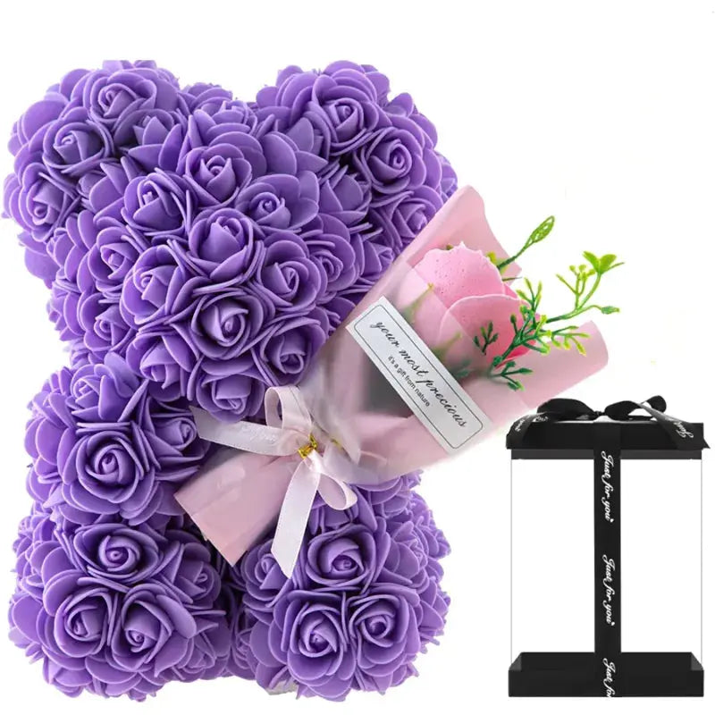 Ourson en roses