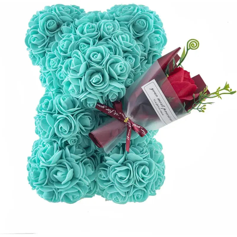 Ourson en roses