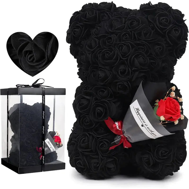 Ourson en roses